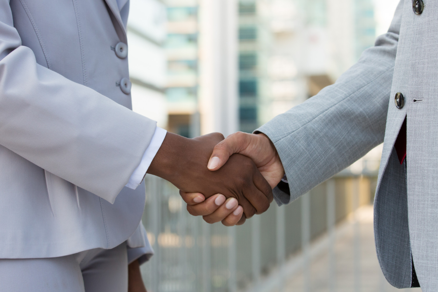 Partnership handshake